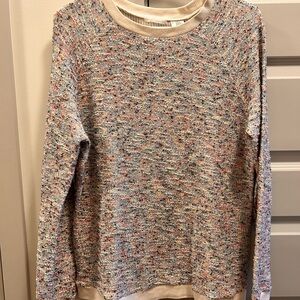 Cooperative Speckled Knit Crew Neck Sweater